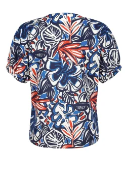 Bluse mit V-Ausschnitt
