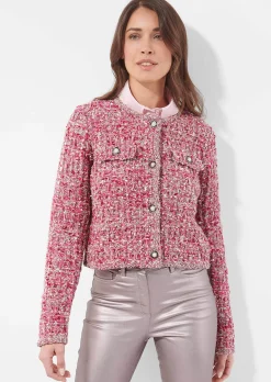 Bouclé-Jacke