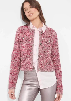 Bouclé-Jacke