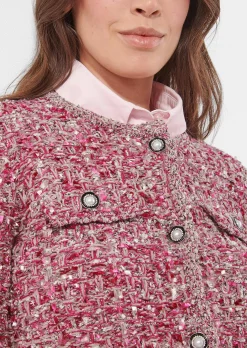 Bouclé-Jacke