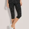 Capri-Tights mit modischem Allover-Print