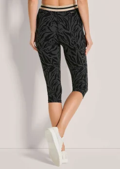 Capri-Tights mit modischem Allover-Print