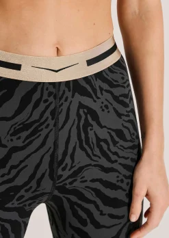 Capri-Tights mit modischem Allover-Print