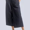 Culotte Hose mit weitem Beinverlauf