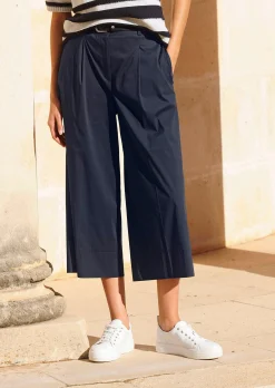 Culotte Hose mit weitem Beinverlauf