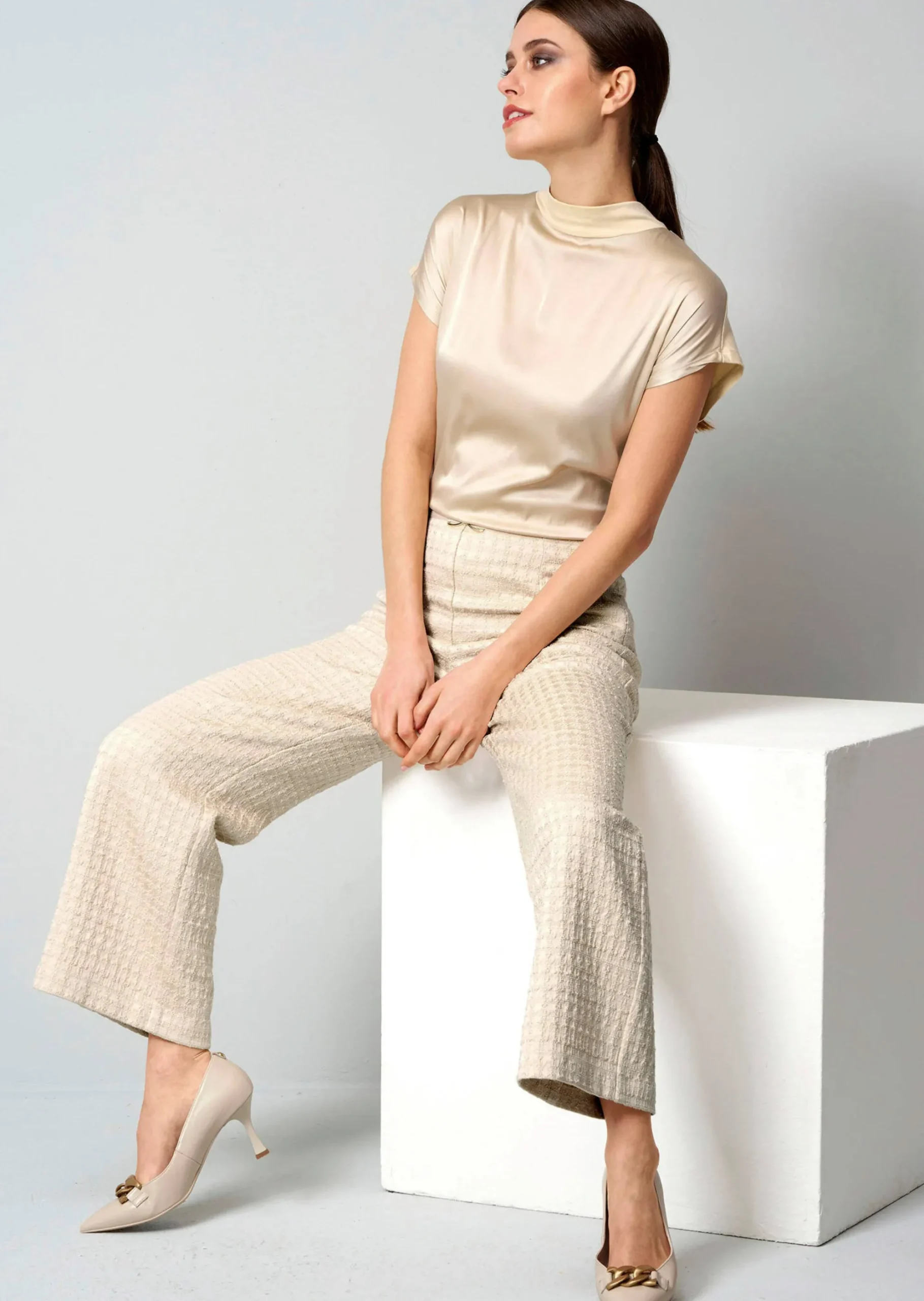Culotte in Bouclé