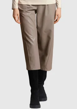 Culotte in modischer Lederoptik