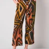 Culotte mit Ethno-Druckdessin