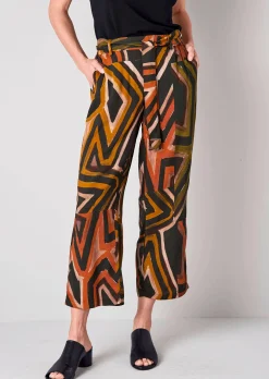 Culotte mit Ethno-Druckdessin