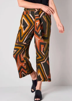 Culotte mit Ethno-Druckdessin