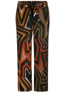 Culotte mit Ethno-Druckdessin