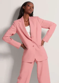 Einreihiger Blazer mit Stretchanteil