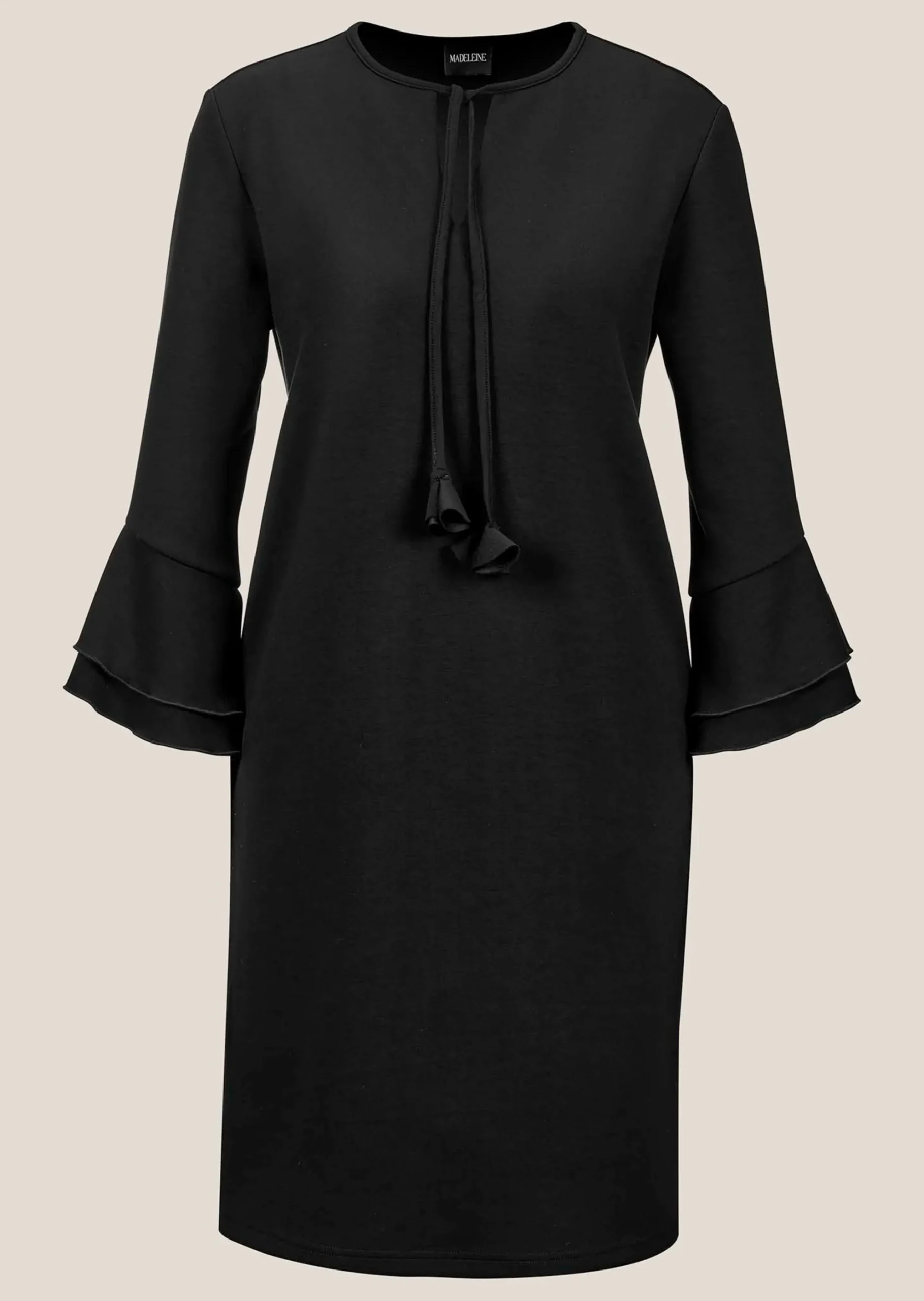 Etui-Kleid mit Trompetenärmeln