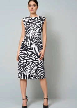 Etuikleid mit Zebradessin