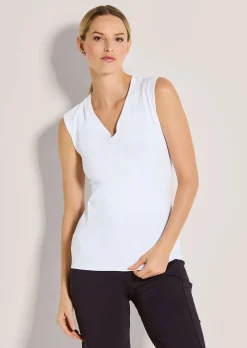 Feminines Funktionsshirt mit V-Ausschnitt