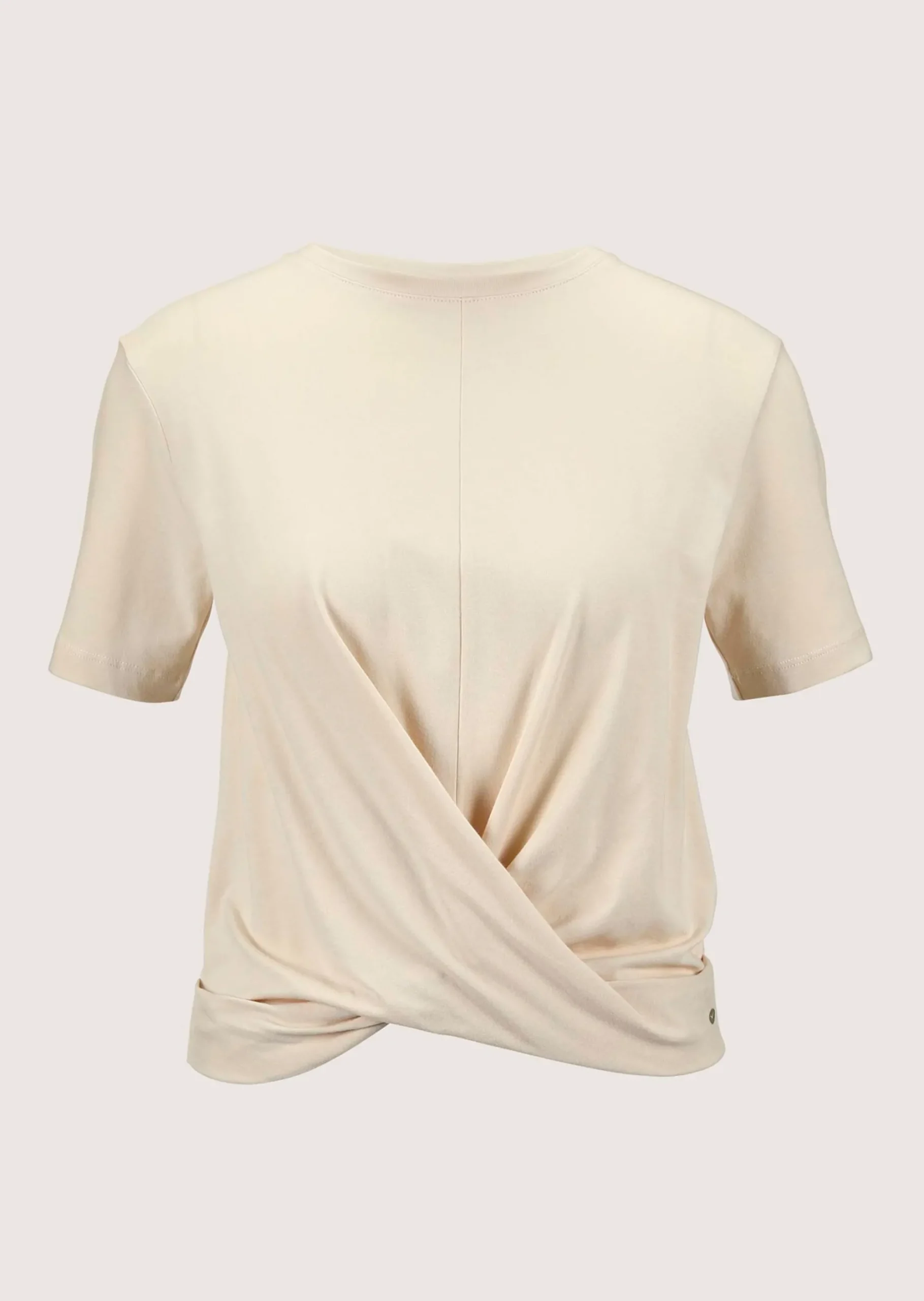 Feminines Sportshirt mit Wickeloptik