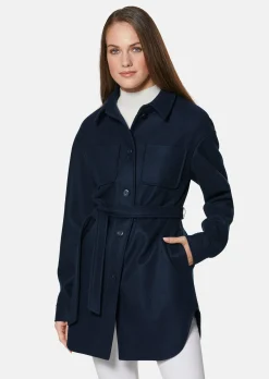Hemdjacke mit Bindegürtel