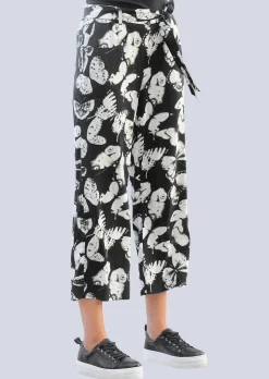 Hose mit exklusivem Alba Moda Druck