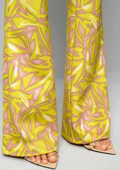Hose mit grafischem Print