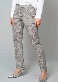 Hose mit Schlangenprint