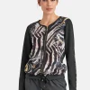 Jacke mit abstraktem Animalprint