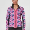 Jacke mit Blätterprint