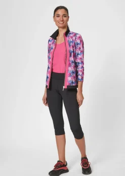 Jacke mit Blätterprint