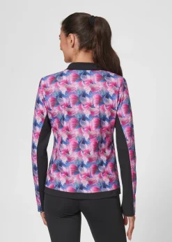 Jacke mit Blätterprint