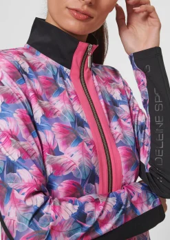 Jacke mit Blätterprint