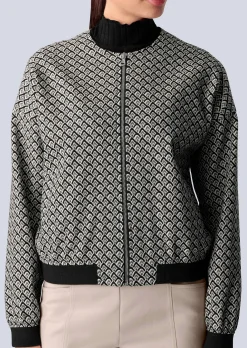 Jacke mit grafischen Allover-Print