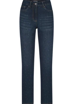 Jeans mit Nietenverzierung