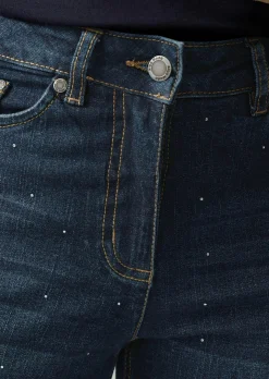 Jeans mit Nietenverzierung