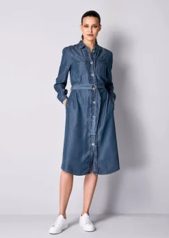 Jeanskleid mit Knopfleiste