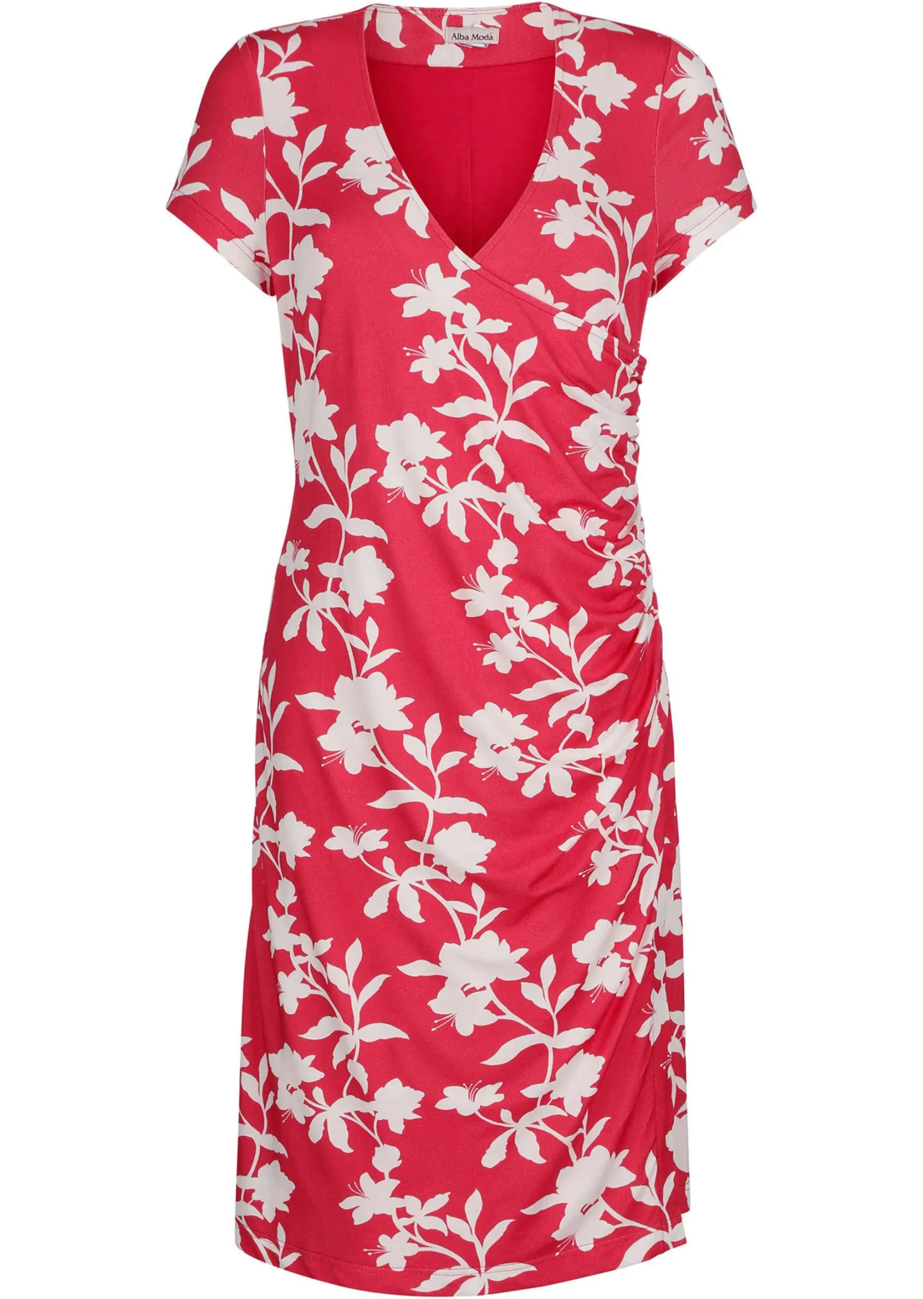 Jerseykleid mit Raffung