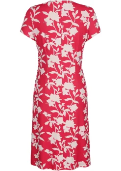 Jerseykleid mit Raffung