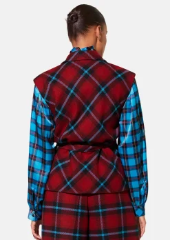 Karobluse mit Stehkragen