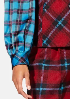 Karobluse mit Stehkragen