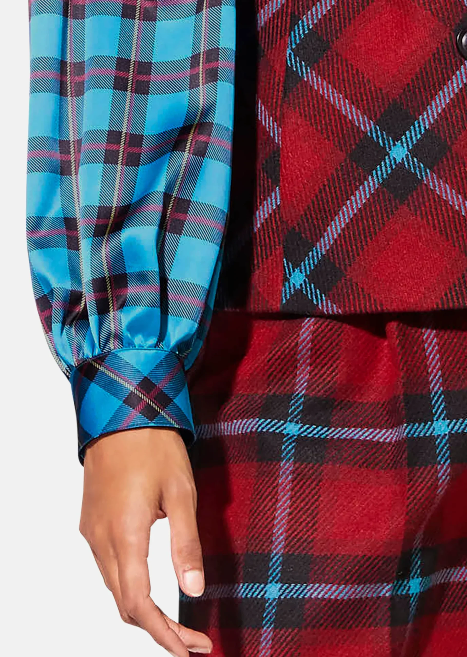 Karobluse mit Stehkragen