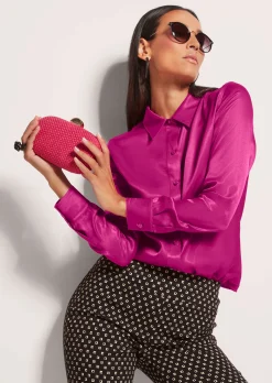Klassische Hemdbluse