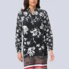 Kleid mit floralem Dessin