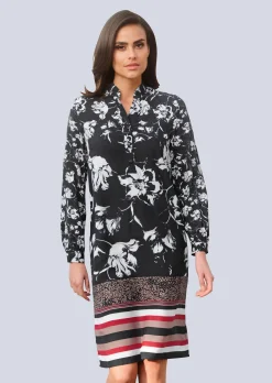 Kleid mit floralem Dessin