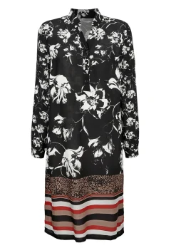 Kleid mit floralem Dessin