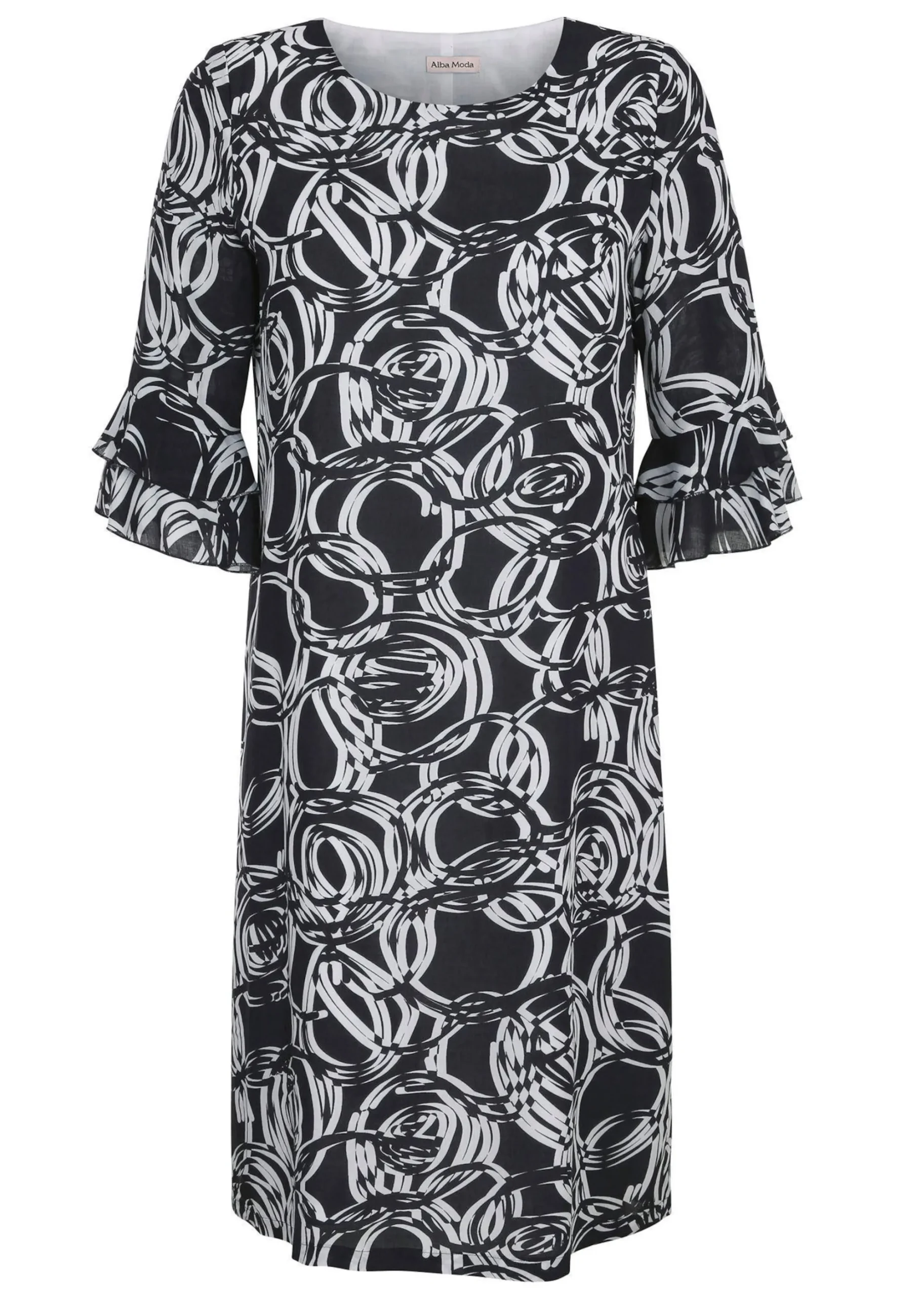 Kleid mit grafischem Dessin