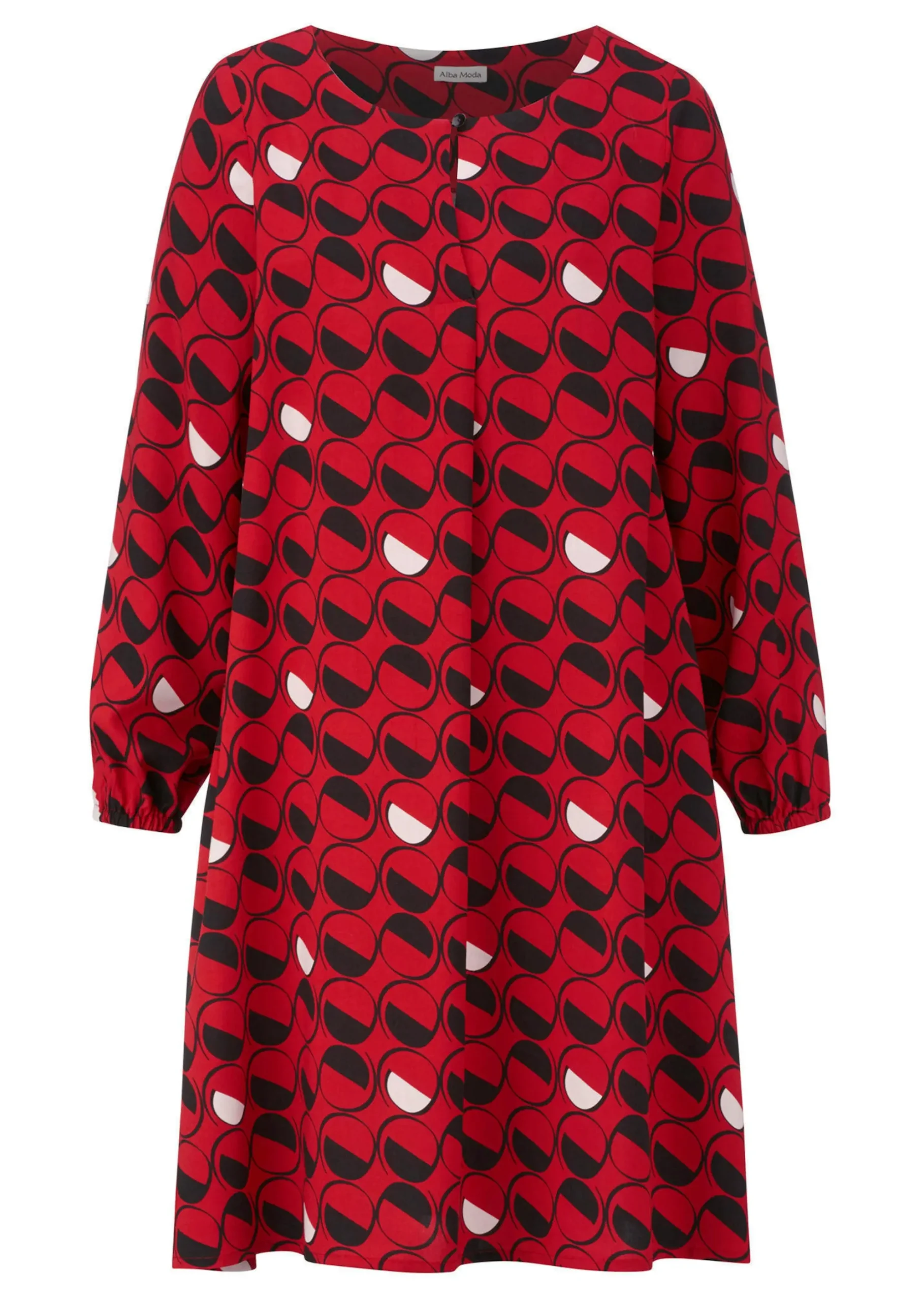 Kleid mit grafischem Dessin
