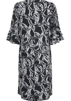 Kleid mit grafischem Dessin