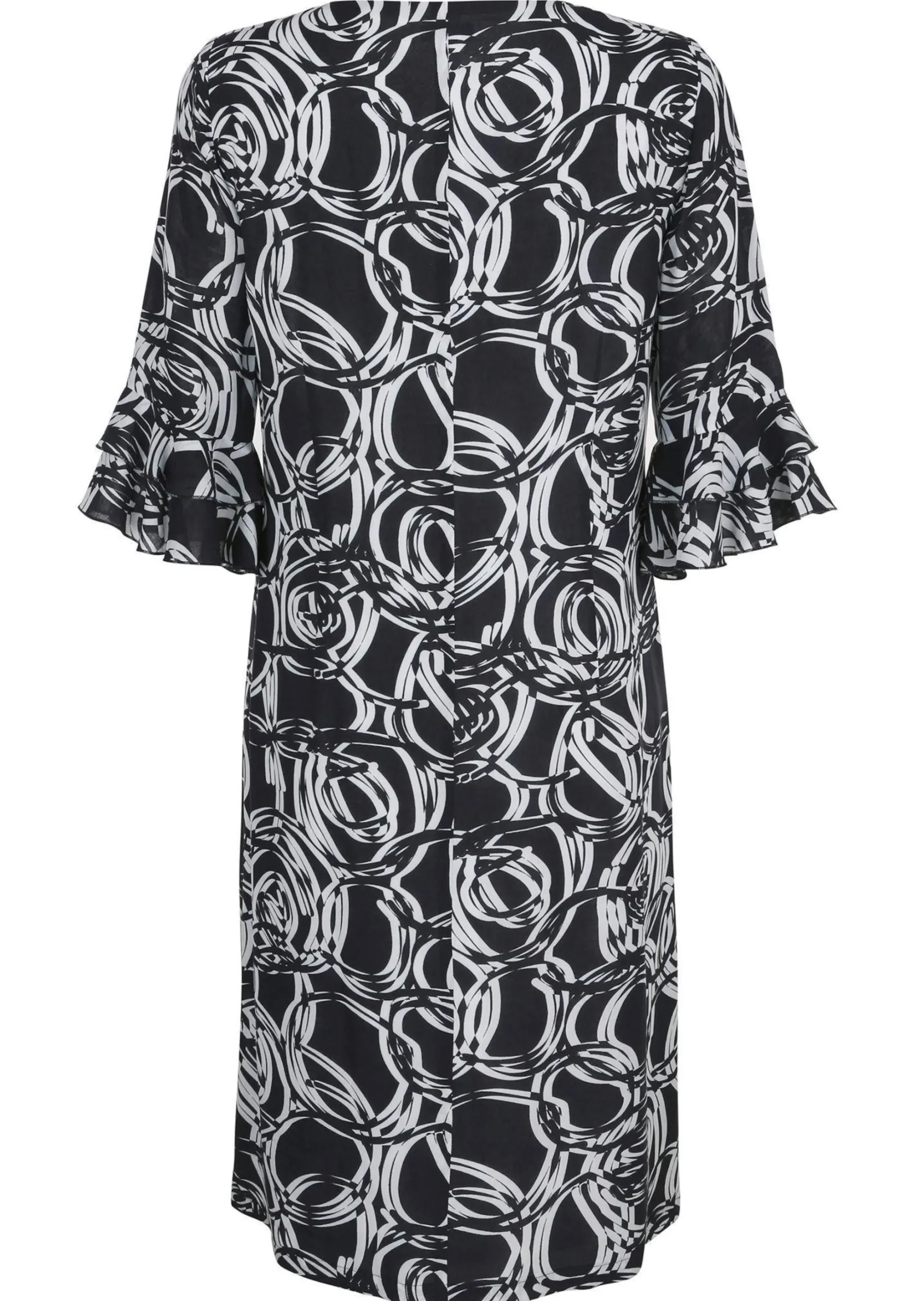 Kleid mit grafischem Dessin