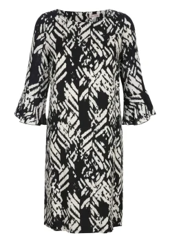 Kleid mit grafischem Druck