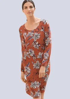 Kleid mit Krempelärmel