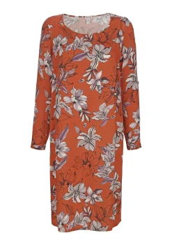 Kleid mit Krempelärmel