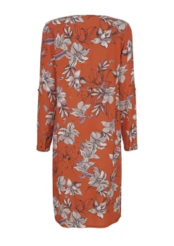 Kleid mit Krempelärmel